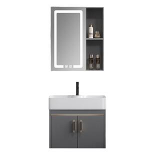 小户型极窄长浴室柜组合洗手盆卫生间小尺寸洗脸盆阳台洗漱台面盆