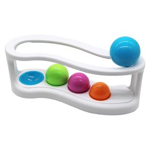 智库趣味轨道球9滚滚乐0-2岁6个月早教玩具Fatbrain运动轨迹追视