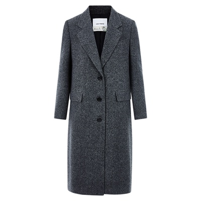 【秀场同款 艺术家联名】朗姿高级感商务西装毛呢大衣气质通勤风