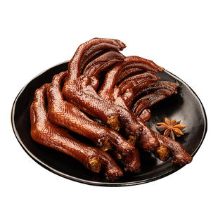 撕烤官老卤鸭掌卤制鸭爪鸭脚卤味办公室小零食零嘴小吃零食店同款