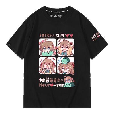 休闲宽松纯棉情侣短袖