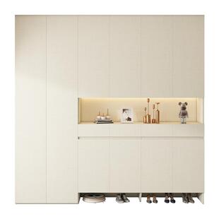 政补定制鞋柜家用门口2026新款爆款室内入户玄关一体高端多层柜子