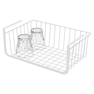 杯子收纳置物架橱柜下分层沥水杯架免打孔悬挂式茶杯收纳架取杯器