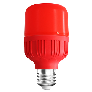 红灯泡过年喜庆led卡口节能灯泡婚庆烛台e27螺口灯笼专用灯泡