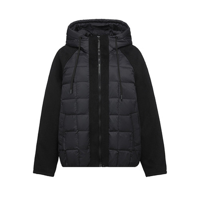 90白鸭绒加肥加大码羽绒服女200