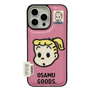 可爱原田治男女孩卡通适用苹果15手机壳iPhone16ProMax新款15pro防摔13女款小众12皮质14pro秋冬全包情侣软壳