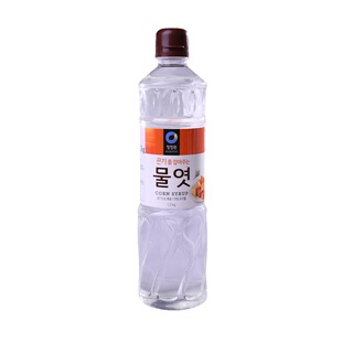 韩国进口清净园玉米糖浆水怡麦芽糖稀牛轧糖饼干面包烘焙原料瓶装