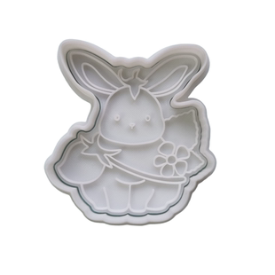 惠子老师复活节卡通兔子糖霜饼干模具草莓奶茶儿童蛋糕装饰欧式