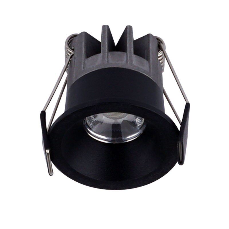 12V24V窄边迷你小射灯led嵌入式3W5W防眩天花灯开孔4.5公分cm40mm