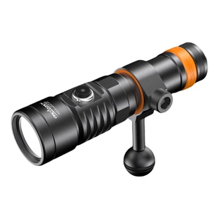 OrcaTorch虎鲸D710V MK2潜水手电筒水下摄影补光灯120°三色泛光