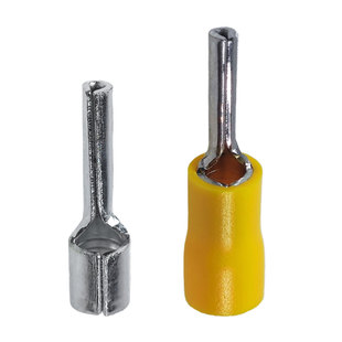 PTN PTV1.25-10 2-10 5.5-13针型冷压接线端子片形插针扁绝缘端头