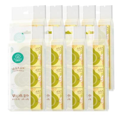 全棉时代100棉手口湿巾10抽*10包