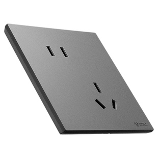 公牛开关插座官方旗舰店正品超薄插座五孔插座面板公牛g57远山灰