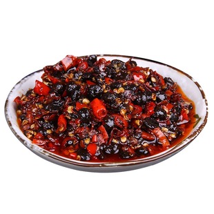 湖南特产辣椒豆豉280g*2瓶农自家手制香辣酱拌饭面酱开味下饭菜