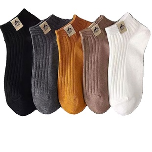 防臭袜子男款秋冬短袜2025新款中筒低帮秋冬男袜冬季男士船袜短筒