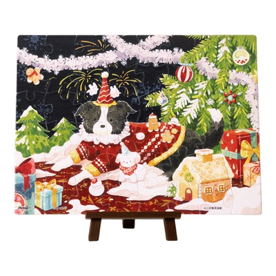 3djp圣诞贺卡拼图手工礼物