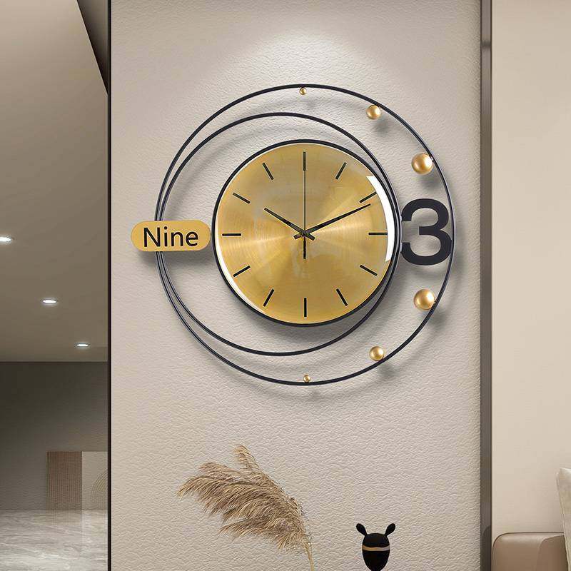 时钟挂钟客厅家庭现代简约大气创意挂表背景墙免打孔艺术挂饰挂钟