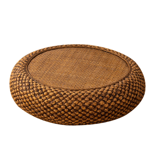 藤编蒲团榻榻米坐垫地上日式家用卧室禅修茶道飘窗草垫打客厅坐墩