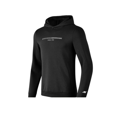 Skechers斯凯奇春季男子休闲运动百搭套头连帽卫衣 P423M136/0018