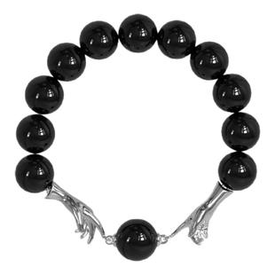 PEARLONA海螺复兴粉女王贝珠创世纪手链黑玛瑙手串小众原创设计