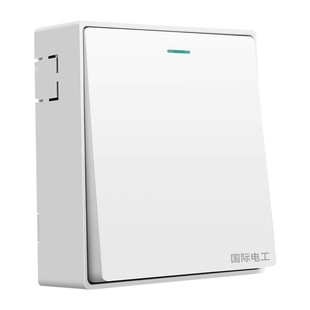 明装开关插座面板单双开双控明线超薄家用墙壁一二开大板86型开关