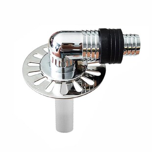 洗衣机地漏盖板专用接头两用防臭盖排水管防反水溢水下水管道三通