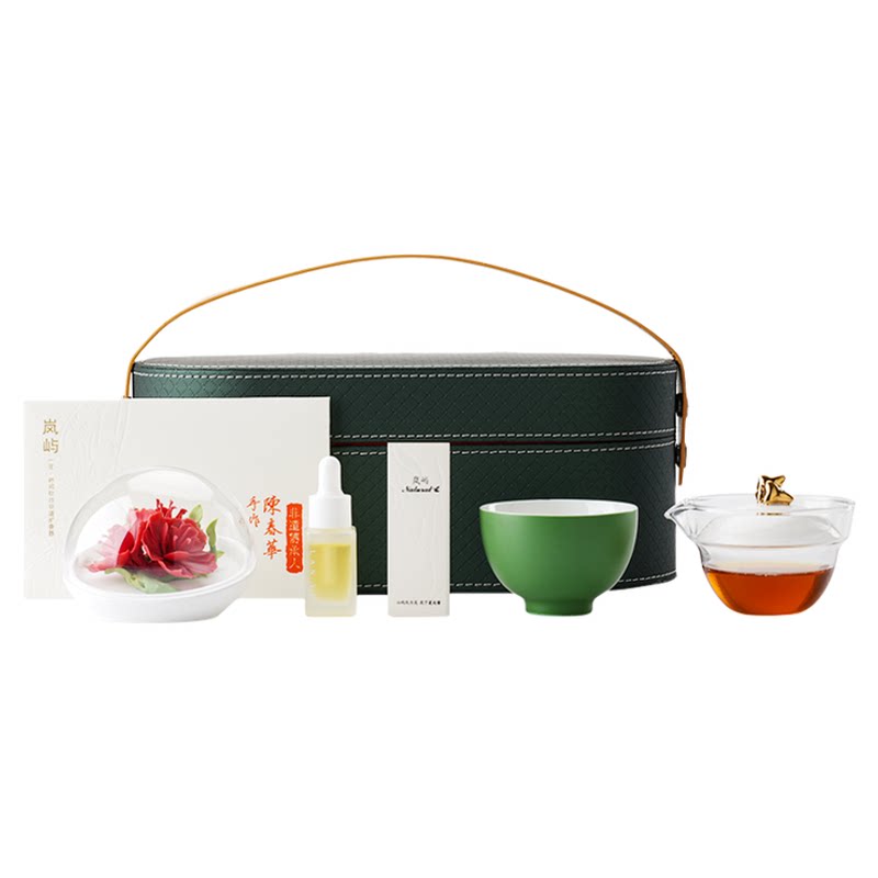 七夕礼物陶瓷花香薰茶具礼盒