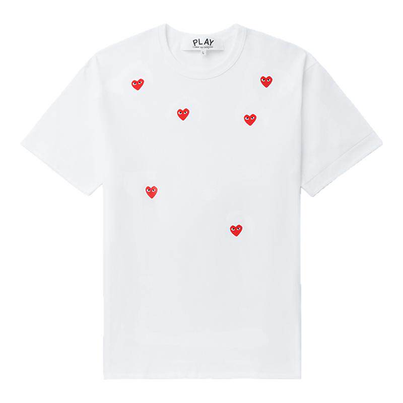 IT CDG PLAY COMME des GARCONS川久保玲情侣款基础款圆领短袖T恤