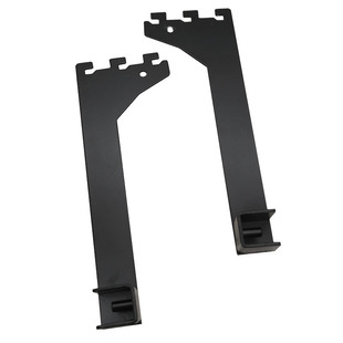 饰品货架配件方管左右托黑白色2.0管托挂钩横梁杆a柱支架层板托臂