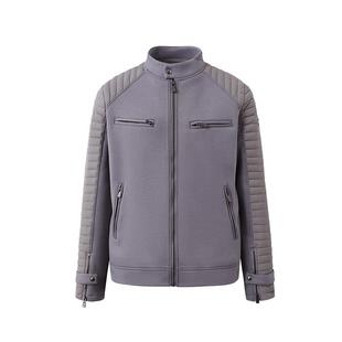 JOTT男士春秋立领羽绒夹克休闲百搭时尚简约舒适工装潮流连帽外套