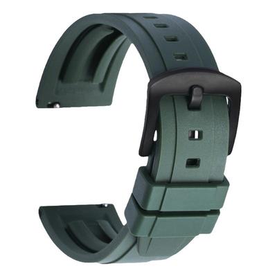 威仕丰氟橡胶表带适配浪琴黑水鬼