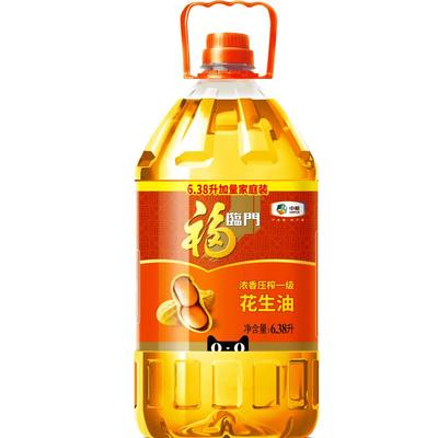 福临门浓香压榨一级花生油6.38L