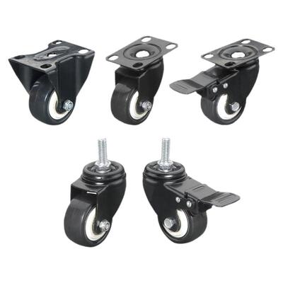 脚轮1.5寸静音刹车定向家具箱包