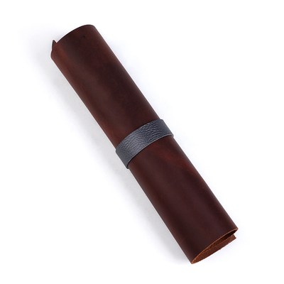 疯马皮皮料真皮头层牛皮油蜡皮