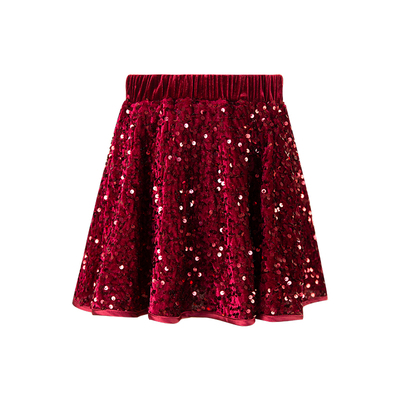 LittleNaive女童珠片半身裙