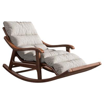 迪美尔胡桃木实木摇摇椅政府补贴