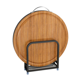 304不锈钢砧板架切菜板架台面厨房置物架黑色收纳锅盖架案板架子