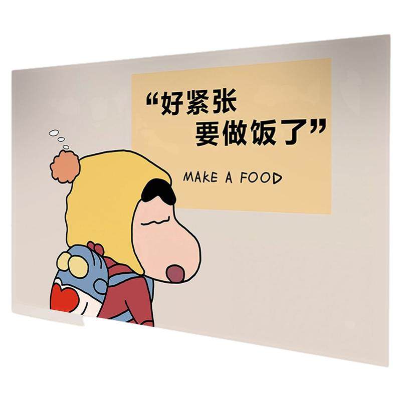 厨房可爱防油贴纸灶台橱柜桌面翻软装墙贴