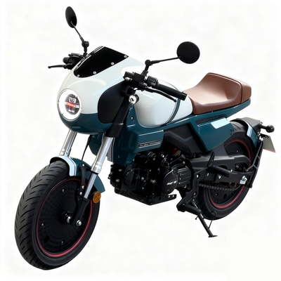 咖啡复古自动档CVT125摩托车