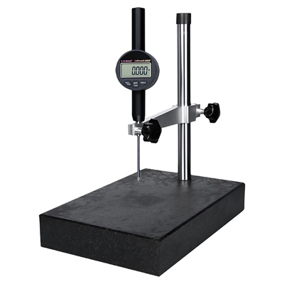 禾木高度测量仪数显千分表高度规计深度尺百分表支架一套大理石座