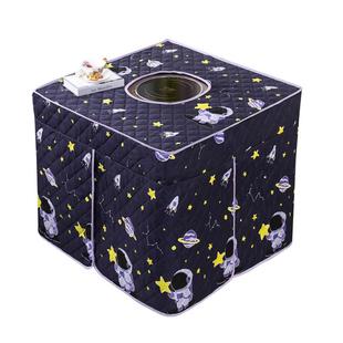 新款烤火罩电炉罩套80x80电取暖炉烤火桌布罩加厚正方形烤火被套