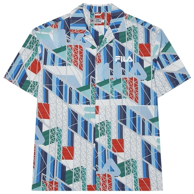FILA斐乐梭织短袖衬衫