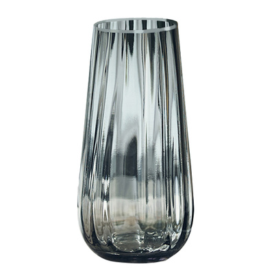 兰泽轻奢水养玫瑰百合玻璃花瓶