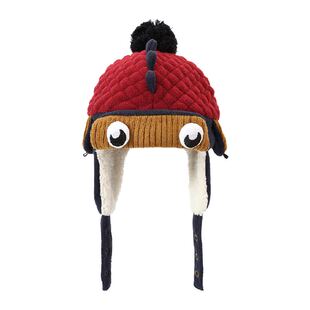 柠檬宝宝儿童帽子秋冬季男女童加厚加绒保暖护耳帽小孩帽子