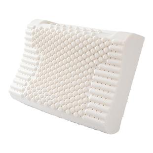 罗勇府天然乳胶枕头成人按摩曲线护颈椎枕泰国进口橡胶助睡眠单个