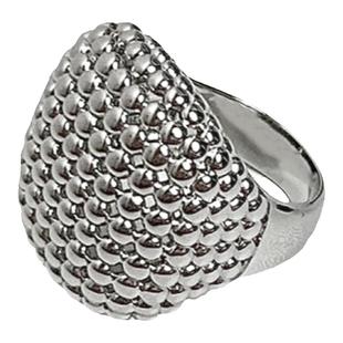 豆豆同款张悦儿镂空圆球戒指女小众原创设计师高级感轻奢银色指环