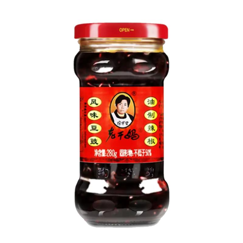 老干妈风味豆豉干煸肉丝鸡油辣椒三丁牛肉末香菇酱红腐乳水香脆菜