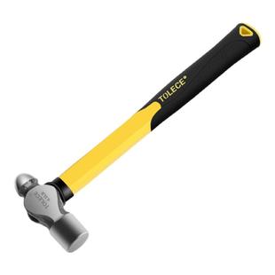 拓力士圆头锤纤维柄奶头锤木工地敲击铁钉安装多功能铁锤维修工具