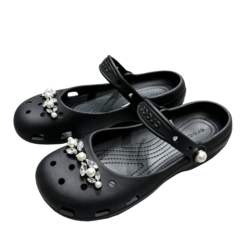 crocs经典珍珠豹纹芭蕾213990