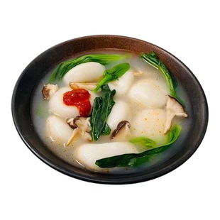 安徽农村水养年糕水磨糯米团子现做驴打滚糍粑粑早餐高粱脆皮火锅